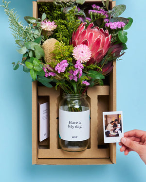 Personalised Picture + Native Posy