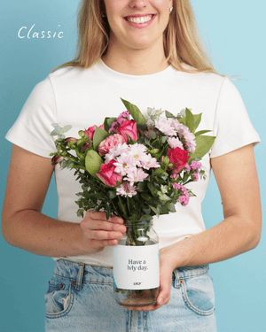 B’Day Vibes Explosion Box + Flowers