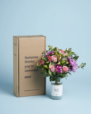 Bridesmaid Explosion Box + Flowers
