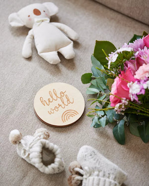 Welcome Little One + Native Posy