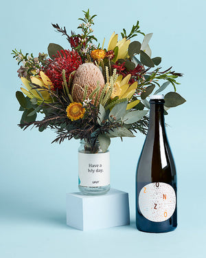 Cheers to You + Native Posy