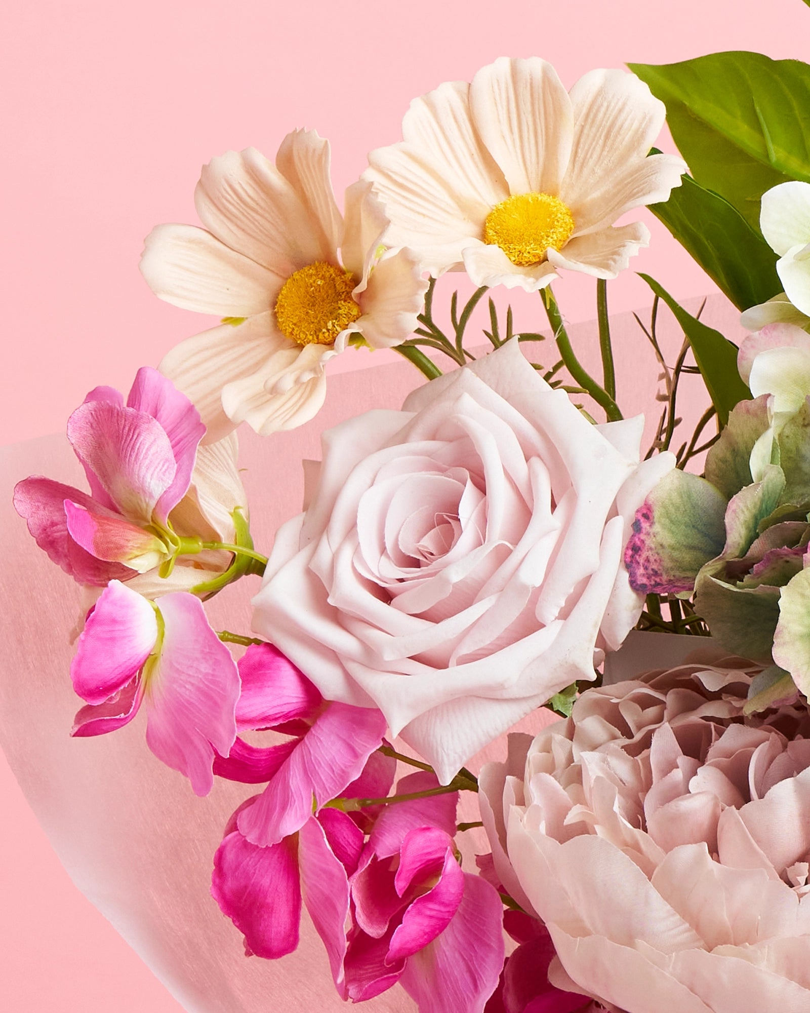 Something Sweet - Mini Artificial Flowers + Vase