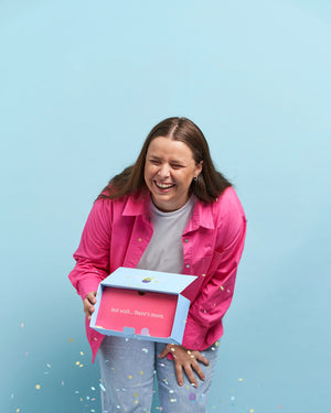 Exploding Box of Socks + Flowers