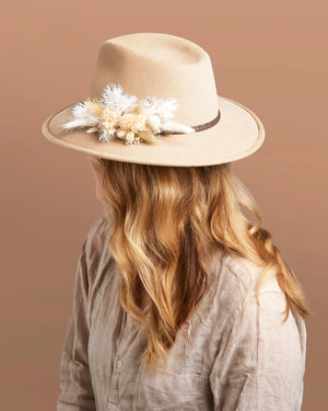 Dried Flower Hat Piece