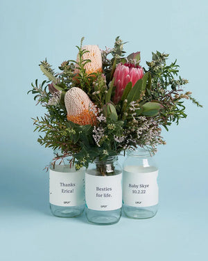 Personalised Jar - Native Posy