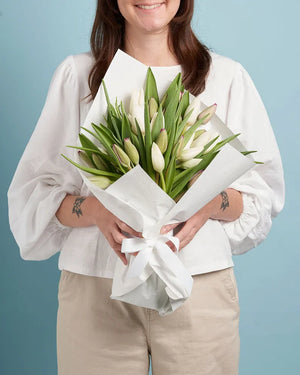 Tulips + Vase