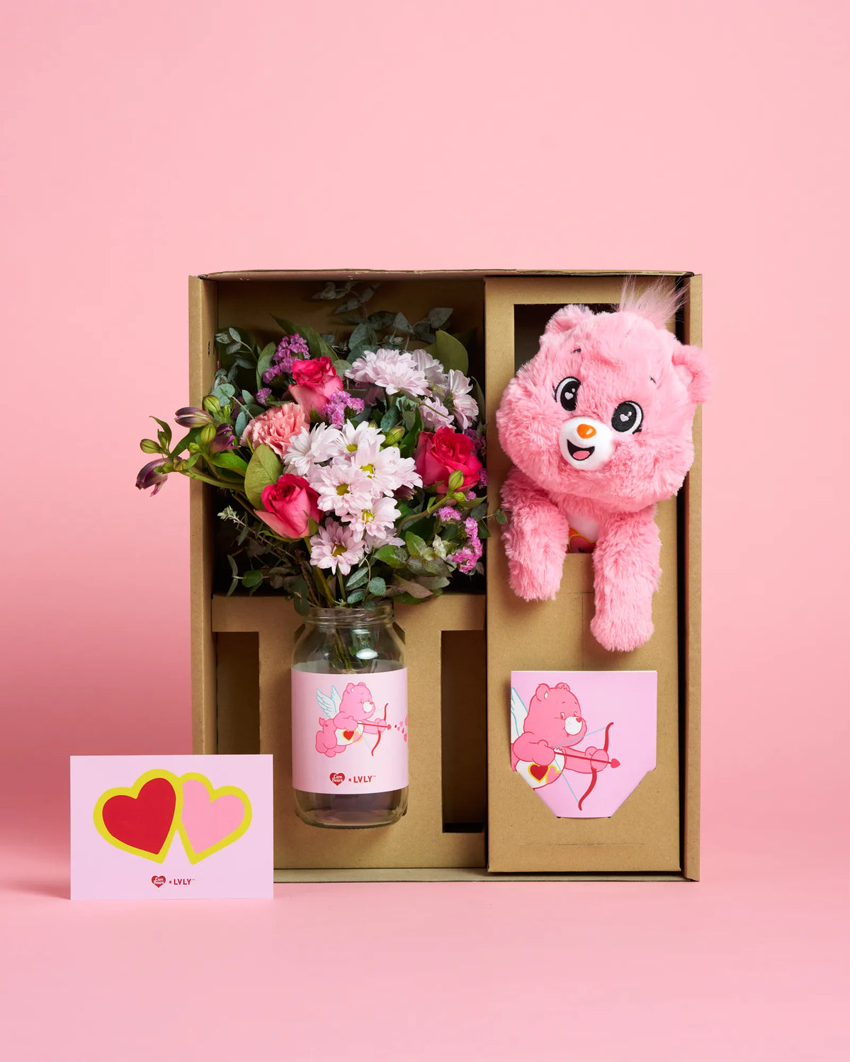 Love A Lot Care Bear + Flowers