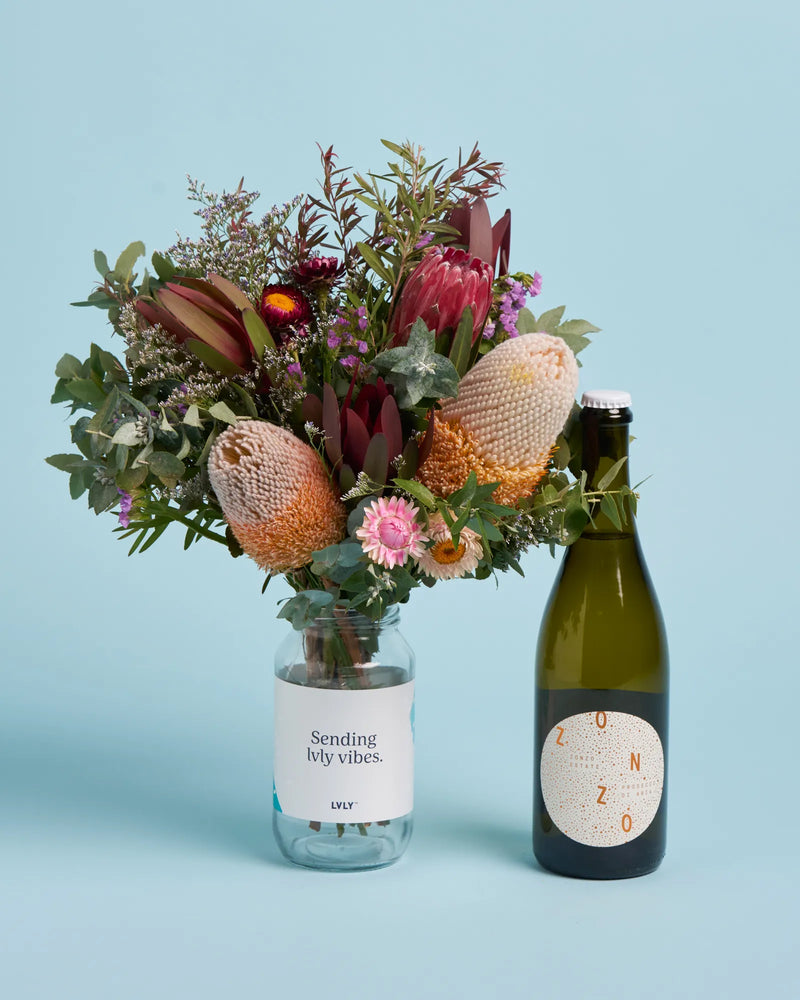 Cheers to You + Native Posy