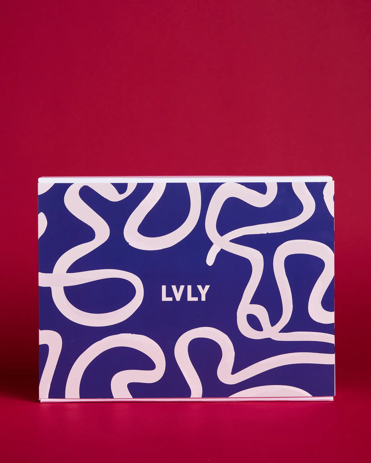 LVLY Navy Gift Box Sleeve with a Premium Velvet Ribbon