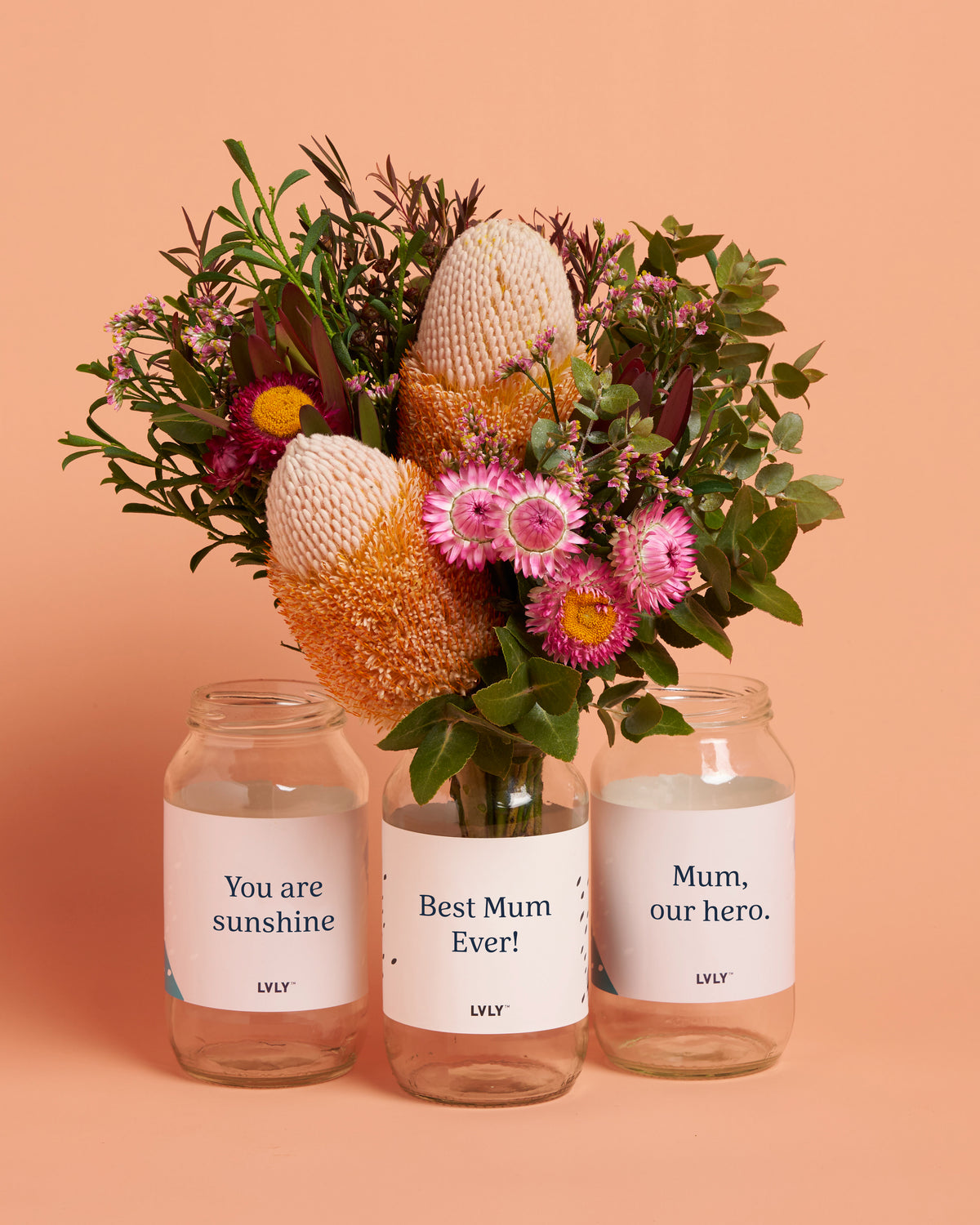 Personalised Jar - Native Posy