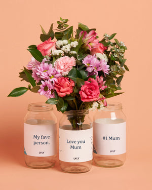Personalised Flower Jars