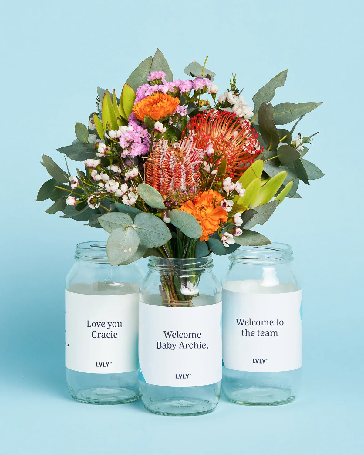 Personalised Jar - Native Posy