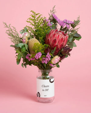 Personalised Jar - Native Posy
