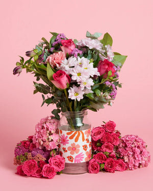 Beautiful Blooms Flower Jar