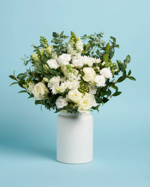 White Condolence Flowers