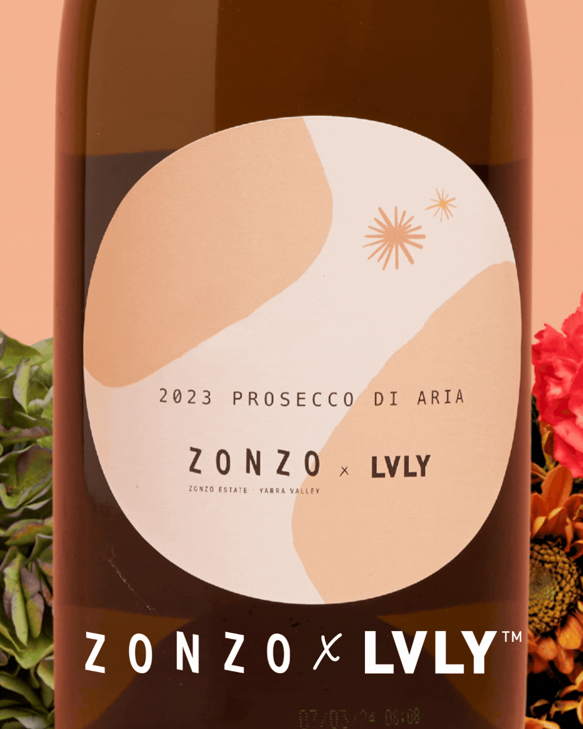 Personalised Prosecco + Native Posy