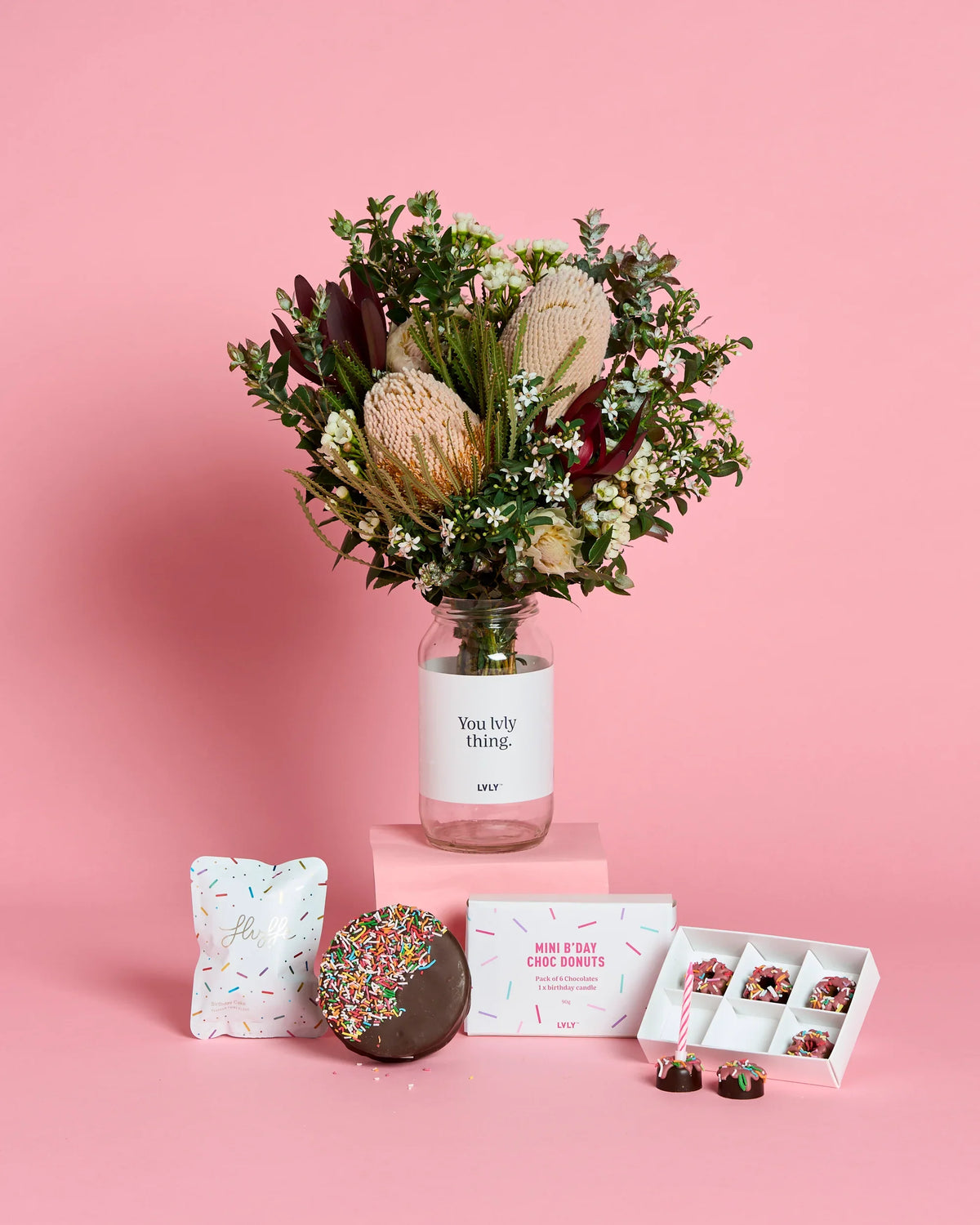 B’Day Treats + Native Posy