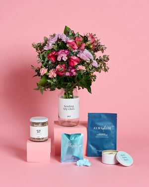 Break Up Box + Flowers