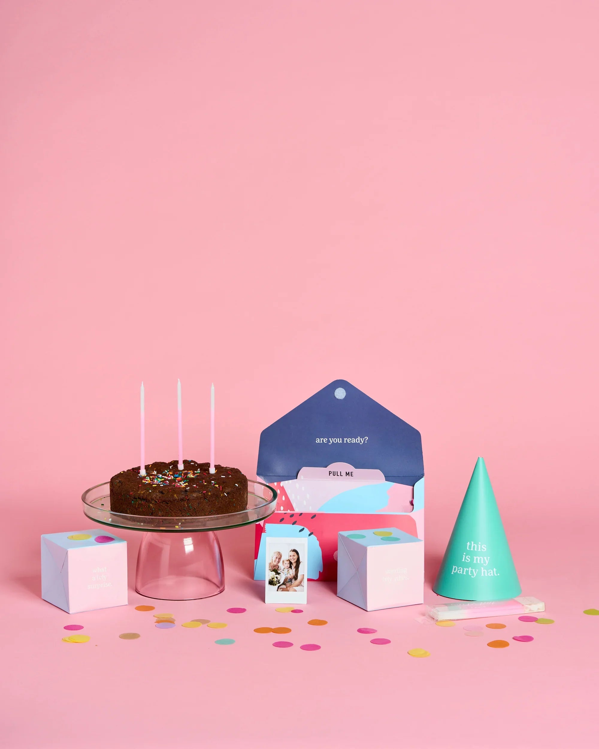 Brownie Confetti Party Box
