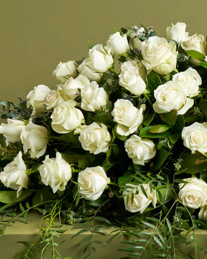 Premium Rose Casket Arrangement