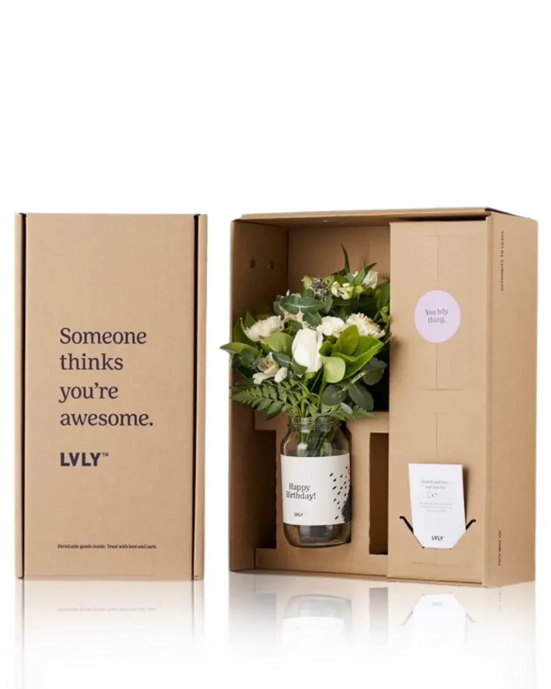 Brownie Explosion Box + Flowers