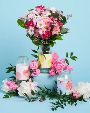 I Heart You Flower Jar