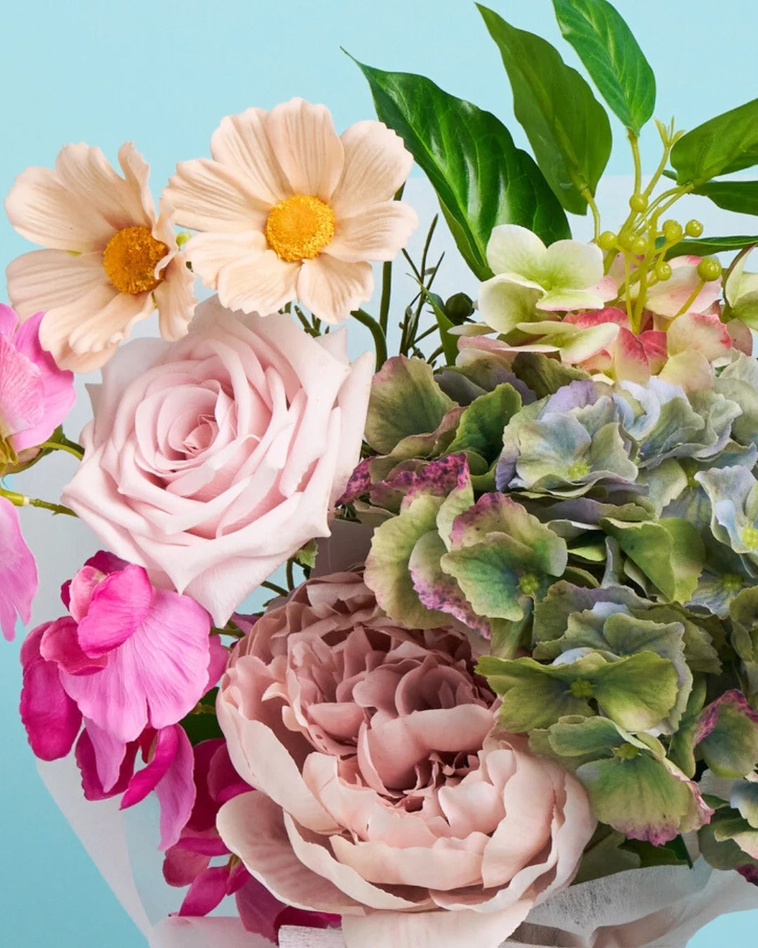 Something Sweet - Mini Artificial Flowers + Vase