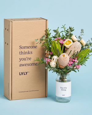 Sweet Explosion Box + Native Posy