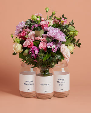 Personalised Flower Jars