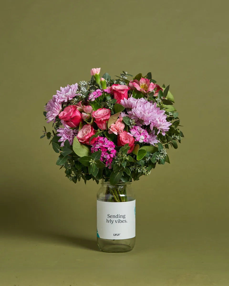 Seasonal Sympathy Flower Jar