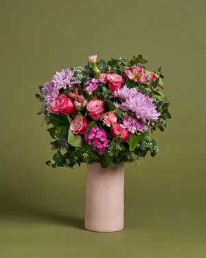 Seasonal Sympathy Flowers + Vase