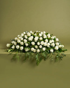 Premium Rose Casket Arrangement