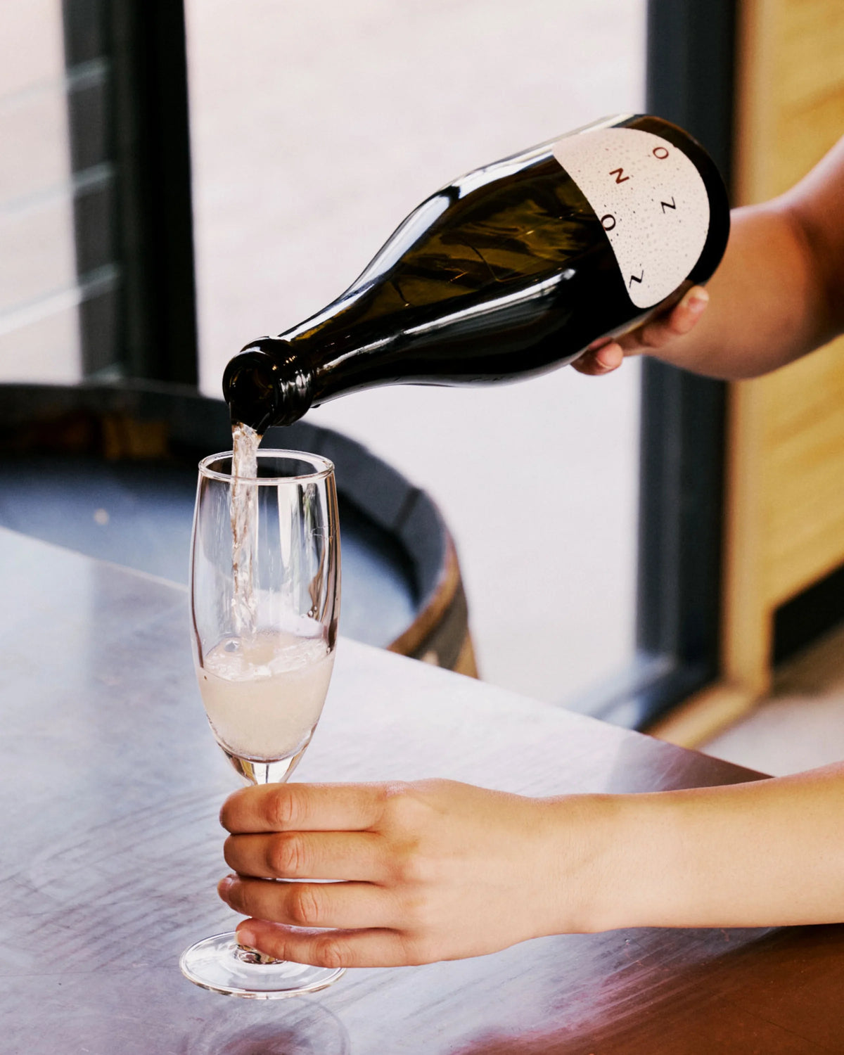 Personalised Prosecco + Native Posy