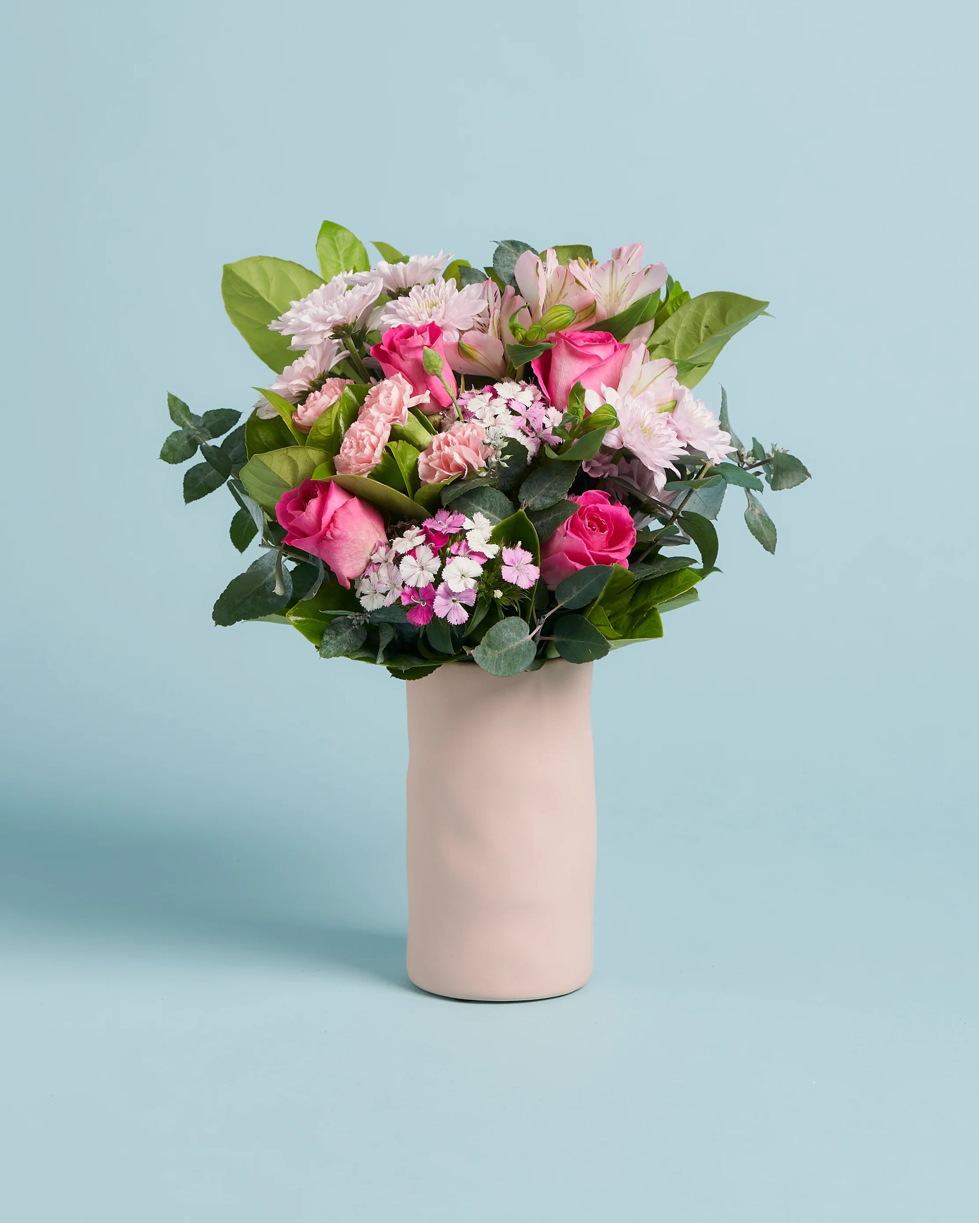 Seasonal Sympathy Flowers + Vase