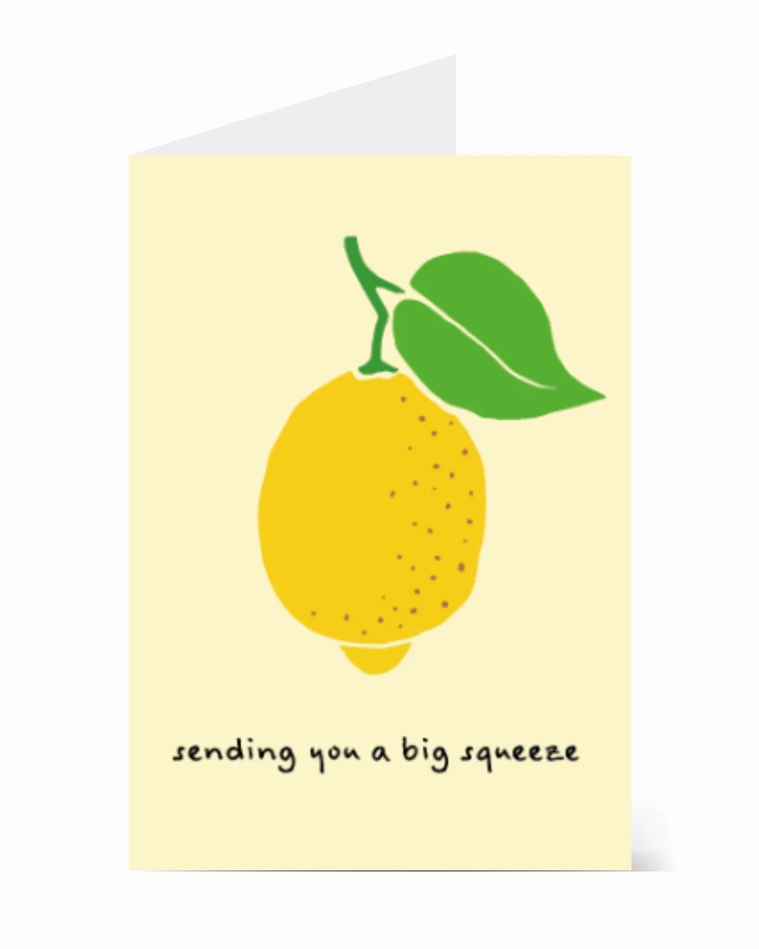'Sending You A Big Squeeze' greeting card