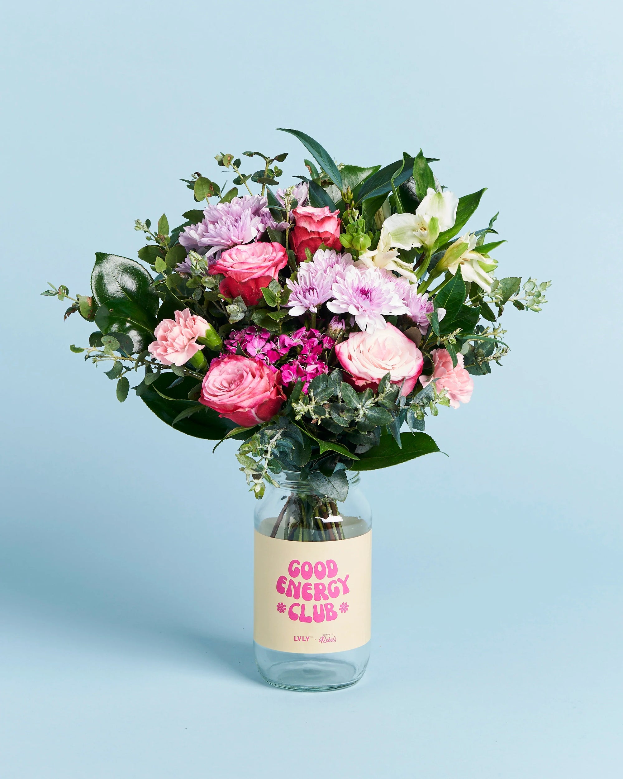 'Good Energy Club' Flower Jar