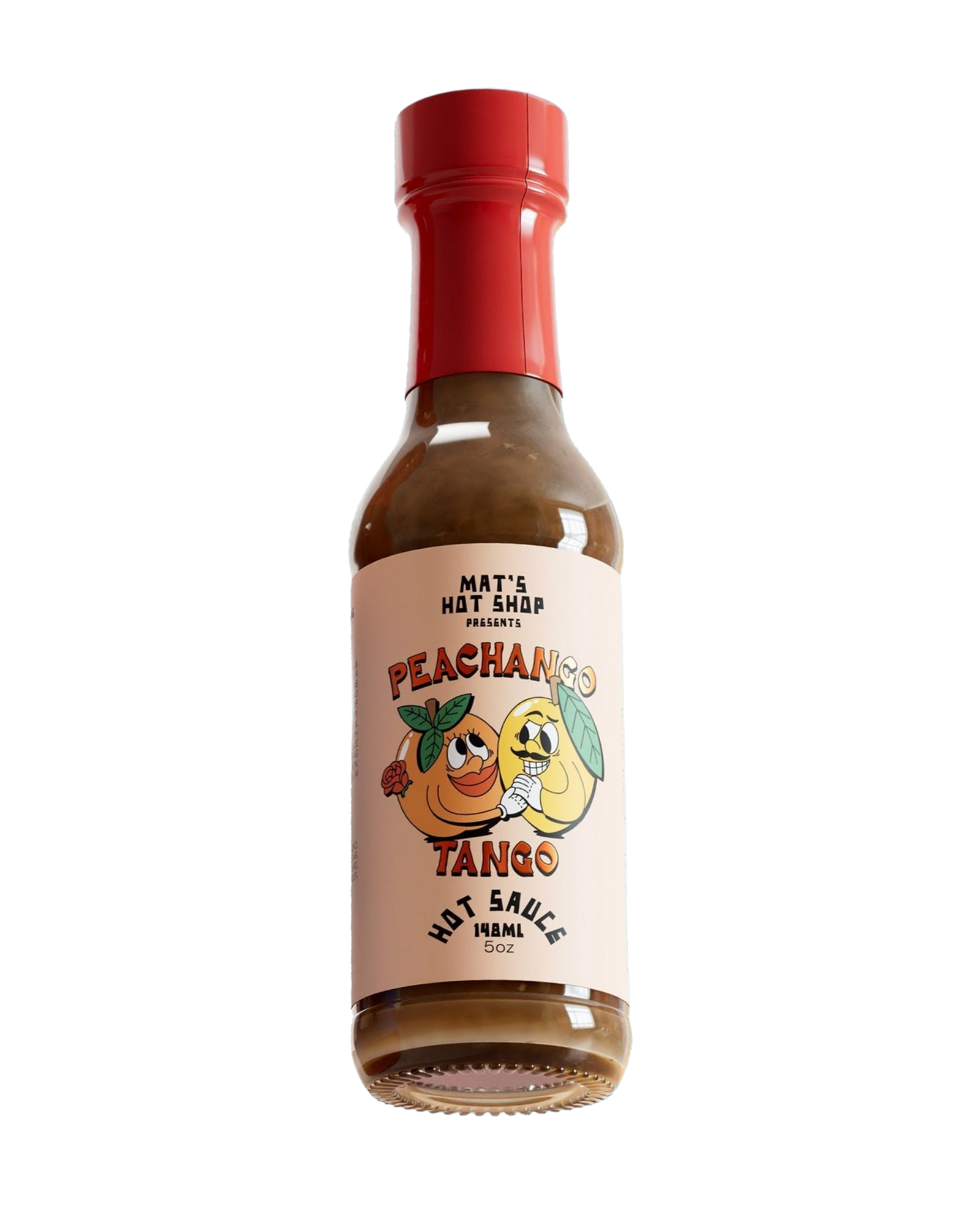 Mat's hot shop Peachango Diablo Hot Sauce