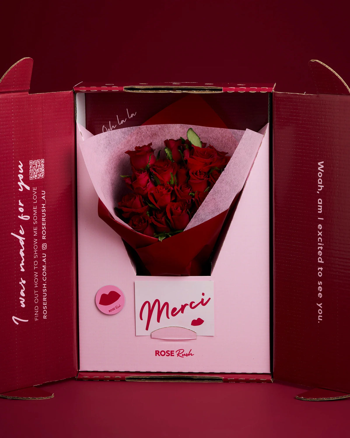 Red Hot Roses - by Rose Rush