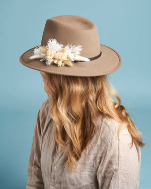 Dried Flower Hat Piece