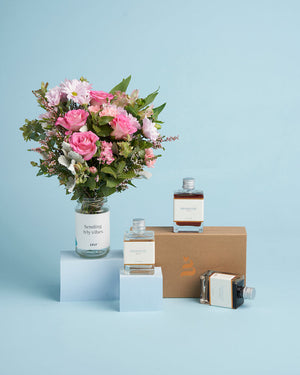 Cocktail Gift Set + Flowers