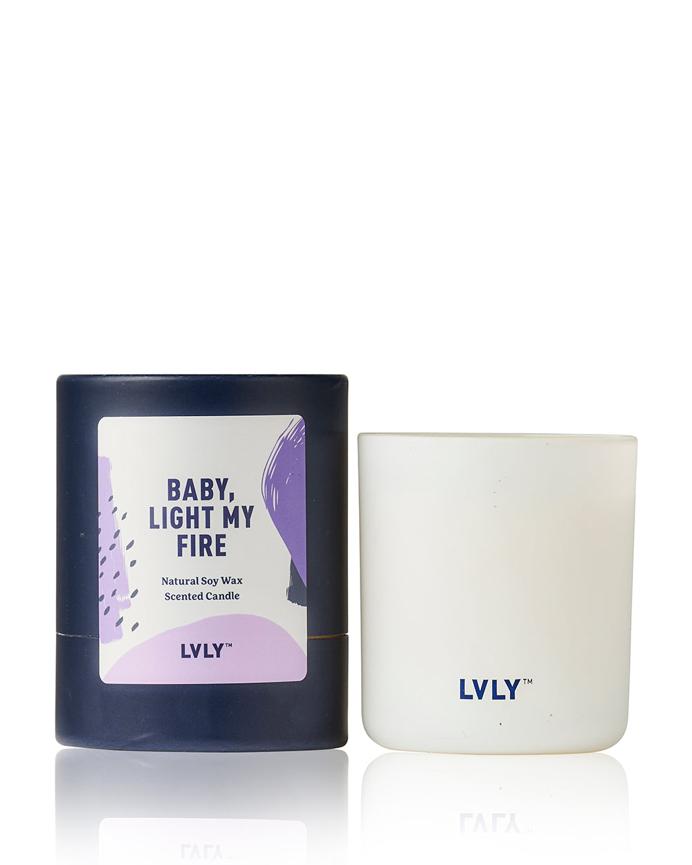 'Baby light my fire' Candle