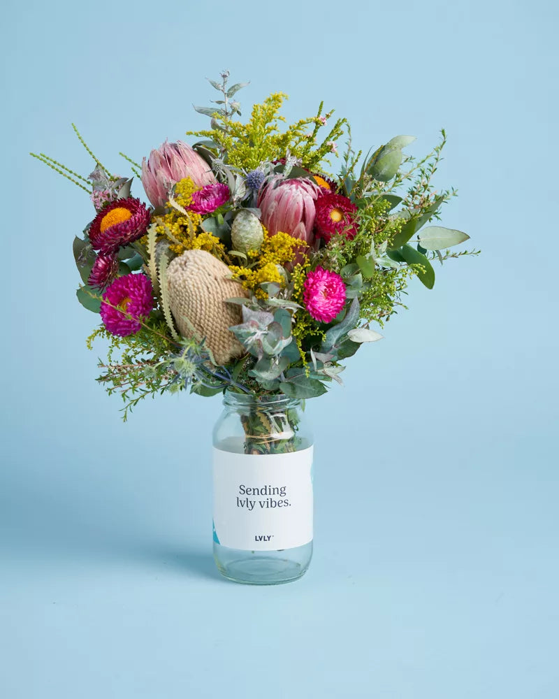 Welcome Little One + Native Posy