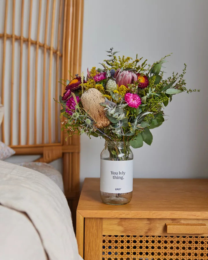 Personalised Picture + Native Posy