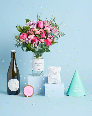 This Calls For Bubbles + Flowers